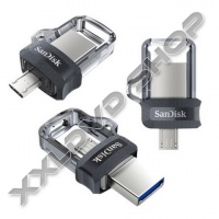 SANDISK ULTRA DUAL DRIVE M3.0 128GB PENDRIVE OTG - USB 3.0 + MICRO USB - ANDROID TELEFONOKHOZ, TABLE