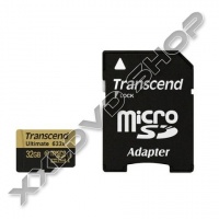 TRANSCEND 32GB MICRO SDXC MEMÓRIAKÁRTYA ULTIMATE CLASS 10 UHS-U3 + ADAPTER 