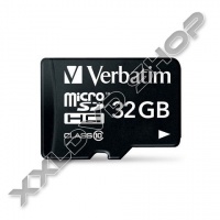 VERBATIM 32GB MICRO SDHC MEMÓRIAKÁRTYA - CLASS 10