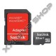 SANDISK 32GB MICRO SDHC MEMÓRIAKÁRTYA CLASS 4 + ADAPTER