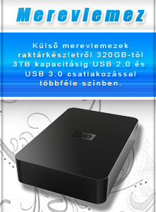 Külső merevlemez rendelés 500Gb és 1TB és 3TB