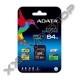 ADATA 64GB SDXC MEMÓRIAKÁRTYA U3, CLASS 10 (95/60MB/S)