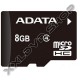 ADATA 8GB MICRO SDHC MEMÓRIAKÁRTYA CLASS 4