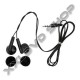 FIESTA EARPHONES MINI JACK XT6163 BLACK