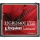 KINGSTON 32GB COMPACT FLASH MEMÓRIAKÁRTYA 266X (CF)