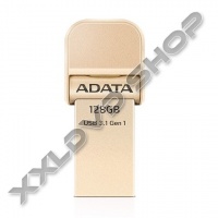 ADATA I-MEMORY AI920 128GB PENDRIVE USB 3.1 ÉS LIGHTNING CSATLAKOZÓVAL, APPLE IPHONE ÉS IPAD KÉSZÜLÉ