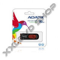ADATA C008 CLASSIC 16GB PENDRIVE USB 2.0 - FEKETE-PIROS