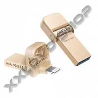 ADATA I-MEMORY AI920 64GB PENDRIVE USB 3.1 ÉS LIGHTNING CSATLAKOZÓVAL, APPLE IPHONE ÉS IPAD KÉSZÜLÉK