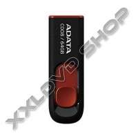 ADATA C008 CLASSIC 64GB PENDRIVE USB 2.0 - FEKETE-PIROS