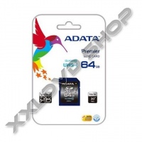 ADATA 64GB SDXC MEMÓRIAKÁRTYA UHS-I PREMIER,CLASS 10