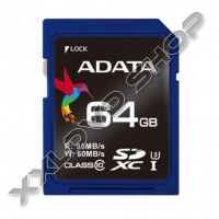 ADATA 64GB SDXC MEMÓRIAKÁRTYA U3, CLASS 10 (95/60MB/S)