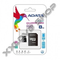 ADATA PREMIER 8GB MICRO SDHC MEMÓRIAKÁRTYA CLASS 10 + ADAPTER