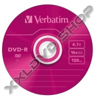 VERBATIM DVD-R 16X 4,7GB SZÍNES LEMEZEK - SLIM TOKBAN (5)