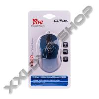  CLIPTEC VIVA 1000DPI  OPTIKAI EGÉR RZS961-09 KÉK