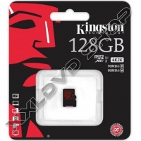 KINGSTON 128GB MICRO SDXC MEMÓRIAKÁRTYA UHS-I CLASS U3 (90/80 MB/S) + ADAPTER