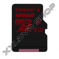 KINGSTON 128GB MICRO SDXC MEMÓRIAKÁRTYA UHS-I CLASS U3 (90/80 MB/S) + ADAPTER