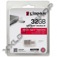 KINGSTON DT MICRODUO 3C 16GB PENDRIVE - USB 3.0/3.1 + USB TYPE-C