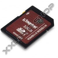 KINGSTON 32GB SDHC MEMÓRIAKÁRTYA U3 CLASS 10 (90/80 MB/S)