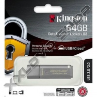 KINGSTON DATATRAVELER LOCKER+ G3 64GB PENDRIVE - TITKOSÍTOTT - USB 3.0 
