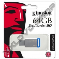 KINGSTON DT50 64GB PENDRIVE USB 3.0 - KÉK