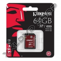 KINGSTON 64GB SDXC MEMÓRIAKÁRTYA U3 CLASS 10 (90/80 MB/S)