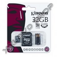 32GB MOBILITY KIT KINGSTON CLASS 4 (MICRO SD MEMÓRIAKÁRTYA + ADAPTER + OLVASÓ)