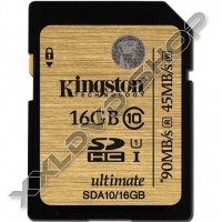 KINGSTON 16GB SDHC MEMÓRIAKÁRTYA UHS-I CLASS 10 (90/45 MB/S)