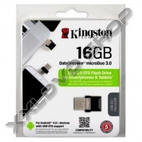 KINGSTON DT MICRODUO OTG 16GB PENDRIVE USB 3.0 + MICRO USB - ANDROID TELEFONOKHOZ, TABLETEKHEZ 