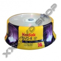 KODAK DVD-R 16X 4,7GB LEMEZ - CAKE (25)