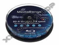 MEDIARANGE BD-R DL 6X 50GB BLU-RAY LEMEZ - CAKE (10)