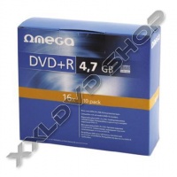 OMEGA DVD+R 4,7GB 16X LEMEZ - SLIM TOKBAN (10) 