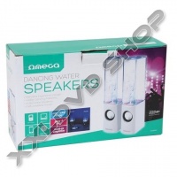 OMEGA SPEAKERS 2.0 OG12 DANCING SPEAKERS 6W USB - FEHÉR - 42274