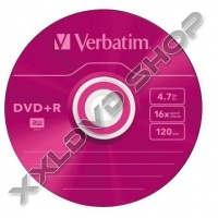 VERBATIM DVD+R 16X 4,7GB SZÍNES LEMEZEK - SLIM TOKBAN (5)