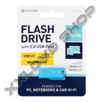PLATINET F-DEPO 16GB PENDRIVE USB 2.0 - KÉK