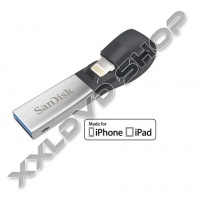 SANDISK IXPAND 64GB PENDRIVE USB 3.0 ÉS LIGHTNING CSATLAKOZÓVAL, APPLE IPHONE ÉS IPAD KÉSZÜLÉKEKHEZ