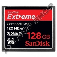 SANDISK EXTREME 128GB COMPACT FLASH MEMÓRIAKÁRTYA