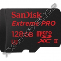 SANDISK EXTREME PRO 128GB MICRO SDXC MEMÓRIAKÁRTYA UHS-II U3 CLASS 10 (275 MB/S) + USB 3.0 ADAPTER