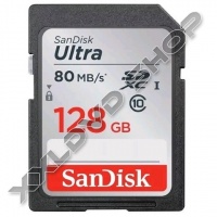 SANDISK ULTRA 128GB SDXC MEMÓRIAKÁRTYA UHS-I CLASS 10 (80 MB/S)