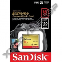 SANDISK EXTREME 16GB COMPACT FLASH UDMA7 MEMÓRIAKÁRTYA 