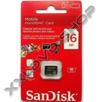 SANDISK 16GB MICRO SDHC MEMÓRIAKÁRTYA CLASS 4