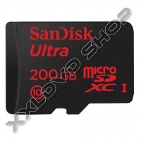 SANDISK ULTRA 200GB MICRO SDXC MEMÓRIAKÁRTYA PREMIUM EDITION CLASS 10 (90 MB/S) + ADAPTER