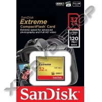 SANDISK EXTREME 32GB COMPACT FLASH UDMA7 MEMÓRIAKÁRTYA