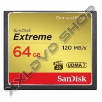 SANDISK EXTREME 64GB COMPACT FLASH UDMA7 MEMÓRIAKÁRTYA