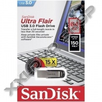 SANDISK ULTRA FLAIR 64GB PENDRIVE USB 3.0