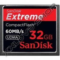 SANDISK EXTREME 32GB COMPACT FLASH MEMÓRIAKÁRTYA