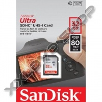 SANDISK ULTRA 32GB SDHC MEMÓRIAKÁRTYA UHS-I CLASS 10 (80 MB/S)