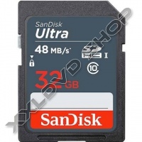 SANDISK ULTRA SDHC 32GB MEMÓRIAKÁRTYA UHS-I CLASS 10 (48 MB/S)