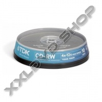 TDK CD-RW 12X LEMEZ - CAKE (10) 