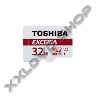 TOSHIBA EXCERIA 32GB MICRO SDHC MEMÓRIAKÁRTYA UHS-I CLASS 10 U3 + ADAPTER 