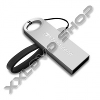 TRANSCEND 16GB USB 2.0 PENDRIVE JETFLASH 520 FÉM, EZÜST 